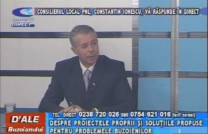 CONSILIERUL LOCAL PNL CONSTANTIN IONESCU, LA CAMPUS TV