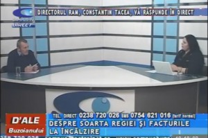 DIRECTORUL RAM, CONSTANTIN TACEA, LA CAMPUS TV