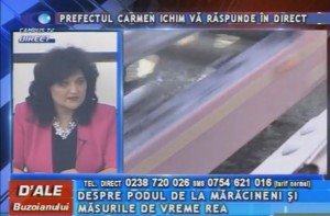 PREFECTUL CARMEN ICHIM, LA CAMPUS TV