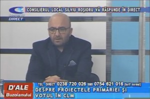 CONSILIERUL LOCAL SILVIU ROŞIORU, LA CAMPUS TV