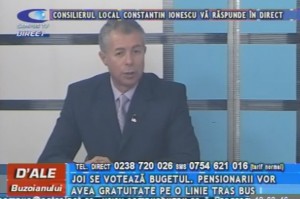 CONSILIERUL LOCAL CONSTANTIN IONESCU, LA CAMPUS TV