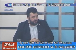 SENATORUL PMP, DORIN BĂDULESCU, LA CAMPUS TV