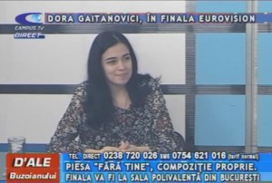 DORA GĂITANOVICI, ÎN FINALA EUROVISION