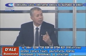 CONSILIERUL LOCAL CONSTANTIN IONESCU, LA CAMPUS TV