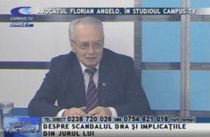 AVOCATUL FLORIAN ANGELO, ÎN STUDIOUL CAMPUS TV