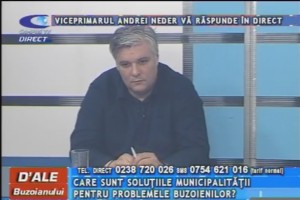 VICEPRIMARUL ANDREI NEDER, LA CAMPUS TV
