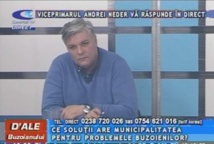 VICEPRIMARUL ANDREI NEDER, LA CAMPUS TV