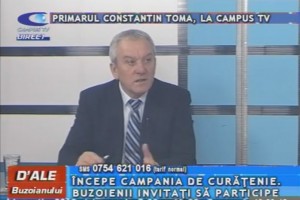 PRIMARUL CONSTANTIN TOMA, LA CAMPUS TV