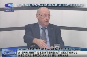 UN BELGIAN, CETĂŢEAN DE ONOARE AL JUDEŢULUI BUZĂU