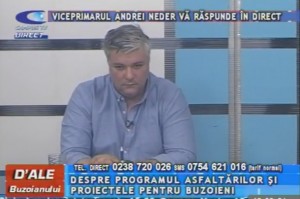 VICEPRIMARUL ANDREI NEDER, LA CAMPUS TV