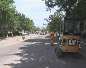 ŞANTIER PE ALEEA SPORTURILOR. STRADA A INTRAT ÎN PREGĂTIREA PENTRU ASFALTARE