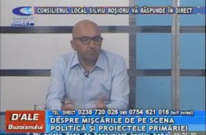 CONSILIERUL LOCAL SILVIU ROŞIORU, LA CAMPUS TV