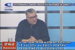 VICEPRIMARUL ANDREI NEDER, LA CAMPUS TV