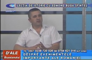 LECŢIA DE ISTORIE, CU EDMOND BUGA SFINTEŞ