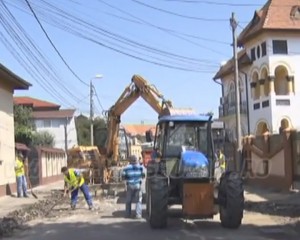 INTERZIS PE POMPILIU ŞTEFU. STRADA A INTRAT ÎN REABILITARE