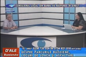 CONSILIERUL LOCAL ION BARBU, LA CAMPUS TV