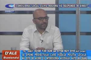 CONSILIERUL LOCAL SILVIU ROŞIORU, LA CAMPUS TV