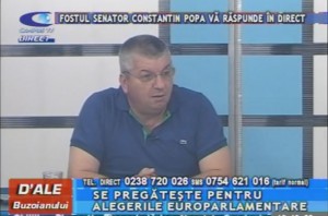 FOSTUL SENATOR CONSTANTIN POPA, LA CAMPUS TV