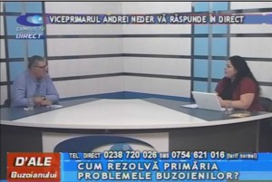 VICEPRIMARUL ANDREI NEDER, LA CAMPUS TV