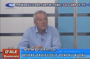 PRIMARUL CONSTANTIN TOMA, LA CAMPUS TV