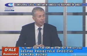 CONSILIERUL LOCAL CONSTANTIN IONESCU, LA CAMPUS TV