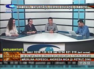 EXAMENUL MATURITĂŢII, DESPRE EDUCAŢIE ŞI AMBIŢIE. TINERI BUZOIENI DE 10 LA BACALAUREAT.