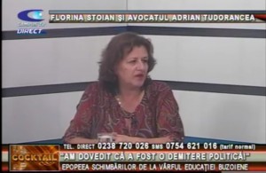 "AM DOVEDIT CĂ A FOST O DEMITERE POLITICĂ"