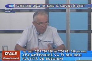CONSILIERUL LOCAL ION BARBU, LA CAMPUS TV