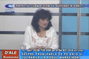 PREFECTUL CARMEN ICHIM, LA CAMPUS TV