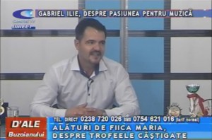 GABRIEL ILIE, DESPRE PASIUNEA PENTRU MUZICĂ