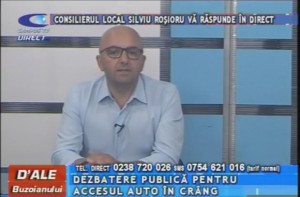 CONSILIERUL LOCAL SILVIU ROŞIORU, LA CAMPUS TV