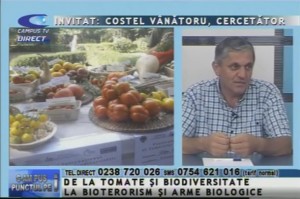 DE LA TOMATE ŞI BIODIVERSITATE, LA BIOTERORISM ŞI ARME BIOLOGICE