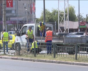 ÎNCĂ UN SEMAFOR CU BUTON, LA BUZĂU. VA FACE LEGĂTURA ÎNTRE CELE DOUĂ MALL-URI