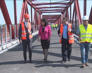 MINISTRU SECRETAR DE STAT, LA PODUL DE LA MĂRĂCINENI. SE DESCHIDE TRAFICUL PE 30 AUGUST