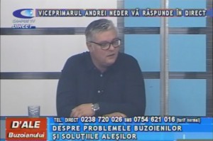 VICEPRIMARUL ANDREI NEDER, LA CAMPUS TV