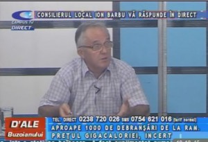 CONSILIERUL LOCAL ION BARBU, LA CAMPUS TV