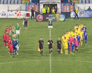 VICTORIE PENTRU TRICOLORI, ÎN MECIUL CU IRLANDA. SELECŢIONATA DE AMATORI TRECE DE "VERZI" CU 2 LA 1