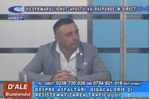 VICEPRIMARUL IONUŢ APOSTU, LA CAMPUS TV