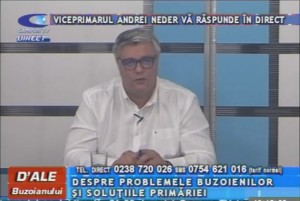 VICEPRIMARUL ANDREI NEDER, LA CAMPUS TV