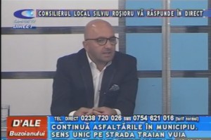 CONSILIERUL LOCAL SILVIU ROŞIORU, LA CAMPUS TV