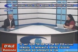 CONSILIERUL LOCAL SILVIU ROŞIORU, LA CAMPUS TV