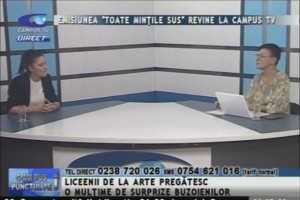 EMISIUNEA "TOATE MINŢILE SUS" REVINE LA CAMPUS TV