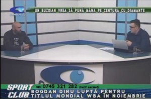 BOGDAN DINU VREA SĂ PUNĂ MÂNA PE CENTURA CU DIAMANTE