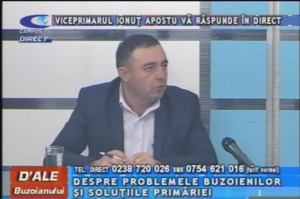 VICEPRIMARUL IONUŢ APOSTU, LA CAMPUS TV
