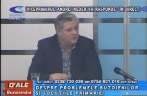 VICEPRIMARUL ANDREI NEDER, LA CAMPUS TV