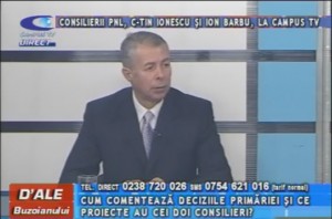 CONSILIERII PNL ION BARBU ŞI CONSTANTIN IONESCU, LA CAMPUS TV
