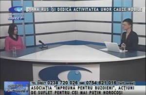 DIANA RUS ÎŞI DEDICĂ ACTIVITATEA UNOR CAUZE NOBILE