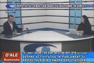 DEPUTATUL SEBASTIAN RADU, LA CAMPUS TV