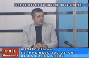 ORA DE ISTORIE, CU EDMOND BUGA SFINTEŞ