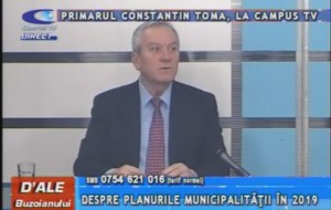 PRIMARUL CONSTANTIN TOMA, LA CAMPUS TV